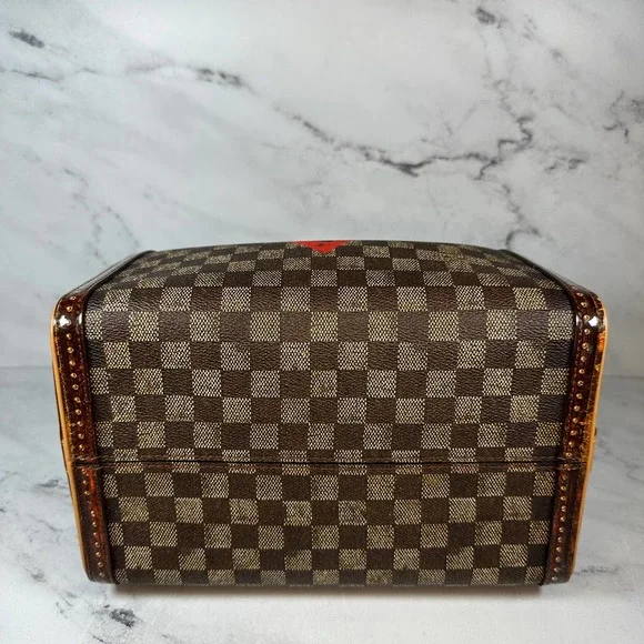 Louis Vuitton Transformed Speedy Bag Damier Ebene Time Trunk V Bandouliere 25 LV - Picture 3 of 15